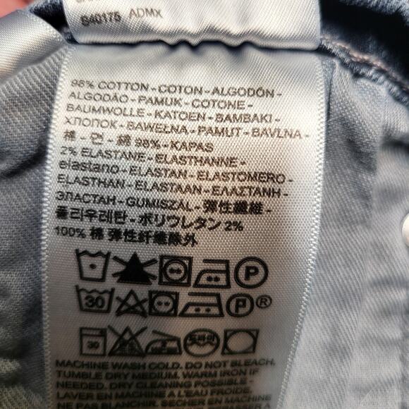 Levis 559 Jeans Mens 33x30 Blue Relaxed Straight Stretch Denim Medium Wash - Picture 4 of 10